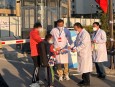 甘肃第五批13名新冠肺炎患者从兰州市第二人民医院（雁滩分院）治愈出院