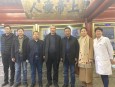 河西学院附属张掖市人民医院钱军院长一行到我院慢病管理中心考察交流